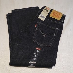 NWT Boys Levi 550 Relaxed Fit Sz 8 24 x 22